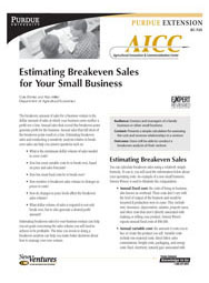 Estimating Breakeven Sales for Your Small Business
